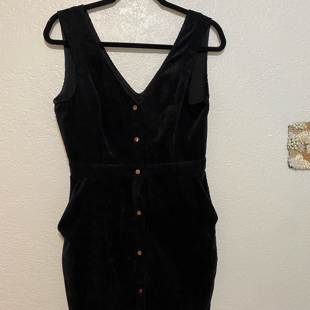 Corduroy Button down dress